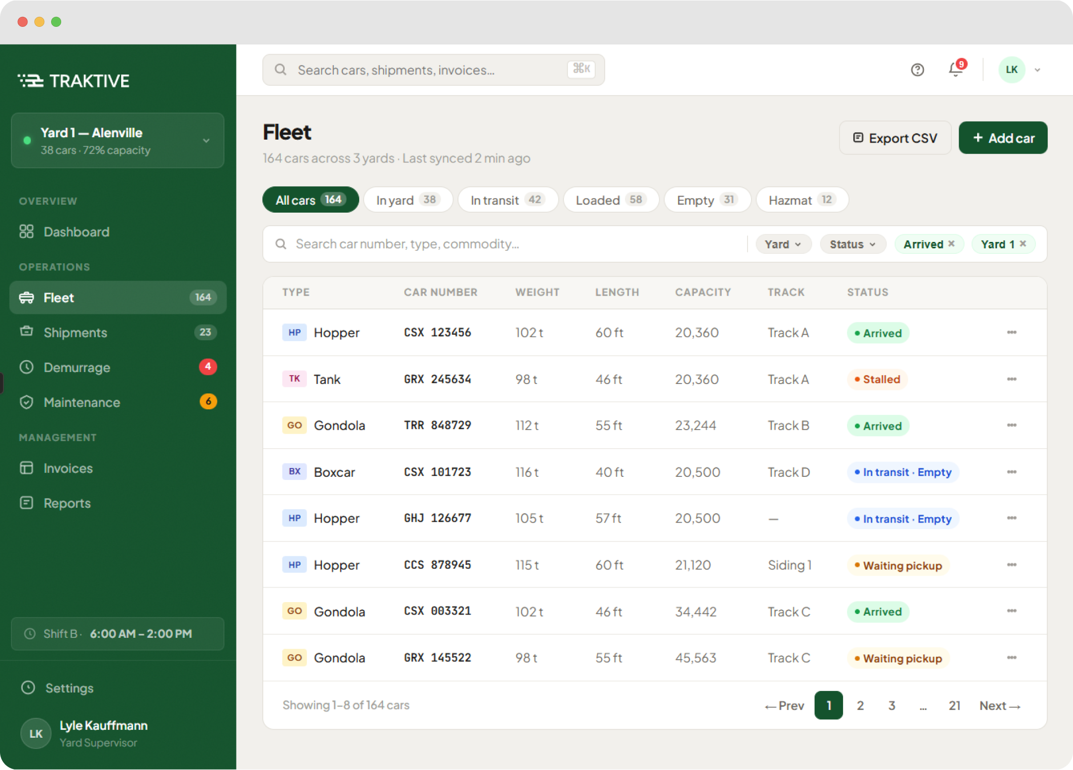 Traktive screenshot 2